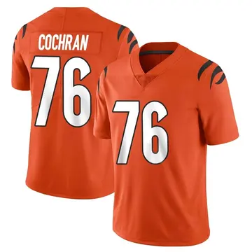 Nike Devin Cochran Men's Limited Cincinnati Bengals Orange Vapor Untouchable Jersey