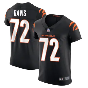 Nike Domenique Davis Men's Elite Cincinnati Bengals Black Team Color Vapor Untouchable Jersey