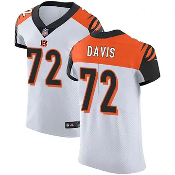 Nike Domenique Davis Men's Elite Cincinnati Bengals White Vapor Untouchable Jersey