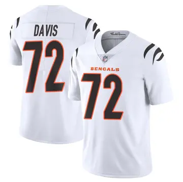 Nike Domenique Davis Men's Limited Cincinnati Bengals White Vapor Untouchable Jersey