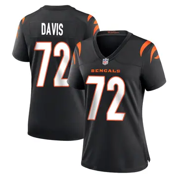 Nike Domenique Davis Women's Game Cincinnati Bengals Black Team Color Jersey