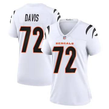 Nike Domenique Davis Women's Game Cincinnati Bengals White Jersey