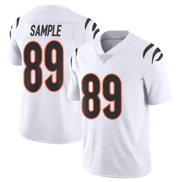 Nike Drew Sample Men's Limited Cincinnati Bengals White Vapor Untouchable Jersey