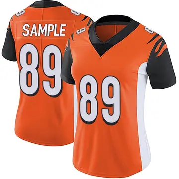 Nike Drew Sample Women's Limited Cincinnati Bengals Orange Vapor Untouchable Jersey