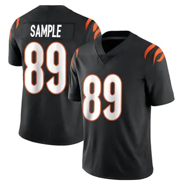 Nike Drew Sample Youth Limited Cincinnati Bengals Black Team Color Vapor Untouchable Jersey