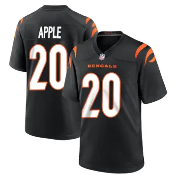 Nike Eli Apple Men's Game Cincinnati Bengals Black Team Color Jersey
