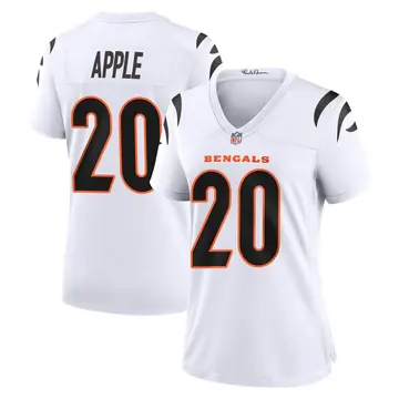 Nike Eli Apple Women's Game Cincinnati Bengals White Jersey