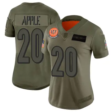 Nike Eli Apple Women's Limited Cincinnati Bengals Camo 2019 Salute to Service Jersey