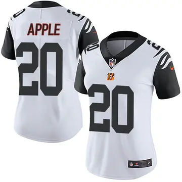 Nike Eli Apple Women's Limited Cincinnati Bengals White Color Rush Vapor Untouchable Jersey
