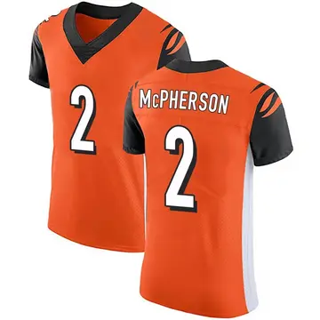 Nike Evan McPherson Men's Elite Cincinnati Bengals Orange Alternate Vapor Untouchable Jersey
