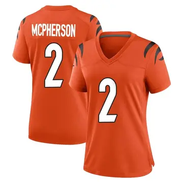 Nike Evan McPherson Women's Game Cincinnati Bengals Orange Jersey