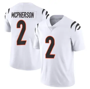 Nike Evan McPherson Youth Limited Cincinnati Bengals White Vapor Untouchable Jersey