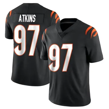 Nike Geno Atkins Youth Limited Cincinnati Bengals Black Team Color Vapor Untouchable Jersey