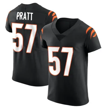 Nike Germaine Pratt Men's Elite Cincinnati Bengals Black Team Color Vapor Untouchable Jersey