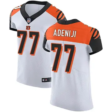 Nike Hakeem Adeniji Men's Elite Cincinnati Bengals White Vapor Untouchable Jersey