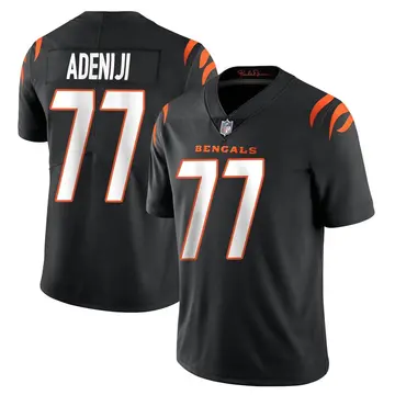 Nike Hakeem Adeniji Men's Limited Cincinnati Bengals Black Team Color Vapor Untouchable Jersey