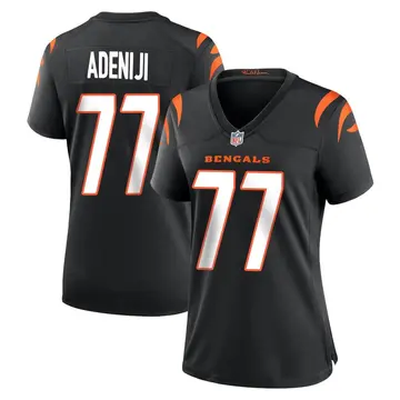 Nike Hakeem Adeniji Women's Game Cincinnati Bengals Black Team Color Jersey