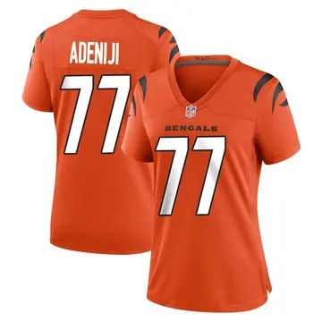 Nike Hakeem Adeniji Women's Game Cincinnati Bengals Orange Jersey