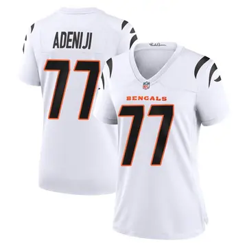 Nike Hakeem Adeniji Women's Game Cincinnati Bengals White Jersey