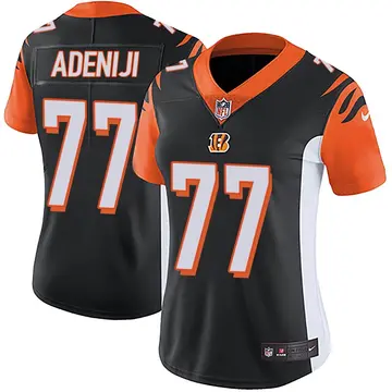 Nike Hakeem Adeniji Women's Limited Cincinnati Bengals Black Team Color Vapor Untouchable Jersey
