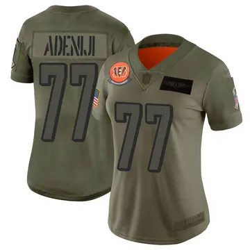 Nike Hakeem Adeniji Women's Limited Cincinnati Bengals Camo 2019 Salute to Service Jersey
