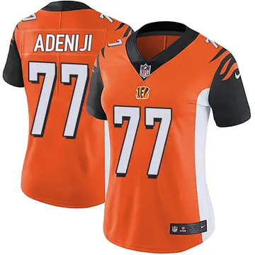 Nike Hakeem Adeniji Women's Limited Cincinnati Bengals Orange Vapor Untouchable Jersey