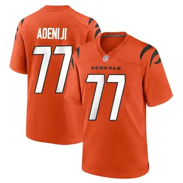 Nike Hakeem Adeniji Youth Game Cincinnati Bengals Orange Jersey