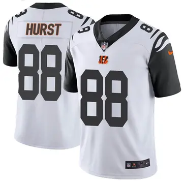 Nike Hayden Hurst Youth Limited Cincinnati Bengals White Color Rush Vapor Untouchable Jersey