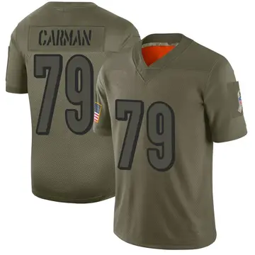 Nike Jackson Carman Youth Limited Cincinnati Bengals Camo 2019 Salute to Service Jersey