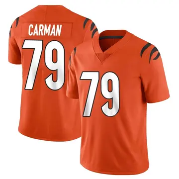 Nike Jackson Carman Youth Limited Cincinnati Bengals Orange Vapor Untouchable Jersey