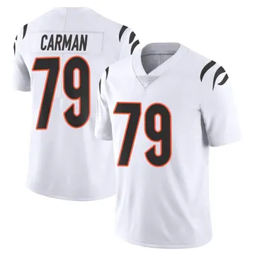Nike Jackson Carman Youth Limited Cincinnati Bengals White Vapor Untouchable Jersey