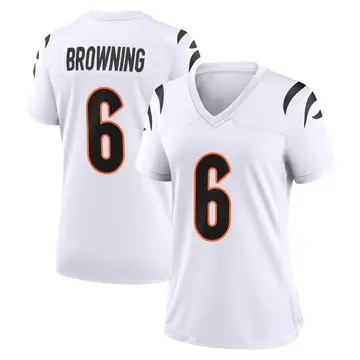 Nike Jake Browning Women's Game Cincinnati Bengals White Jersey