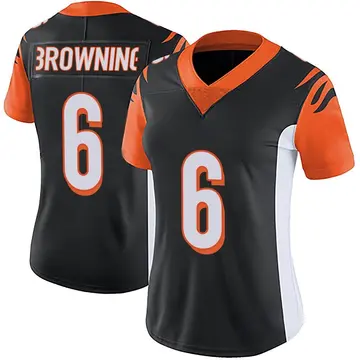 Nike Jake Browning Women's Limited Cincinnati Bengals Black Team Color Vapor Untouchable Jersey