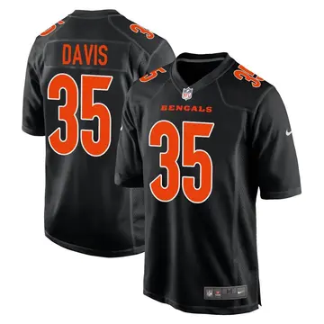 Nike Jalen Davis Youth Game Cincinnati Bengals Black Fashion Jersey