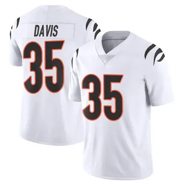 Nike Jalen Davis Youth Limited Cincinnati Bengals White Vapor Untouchable Jersey