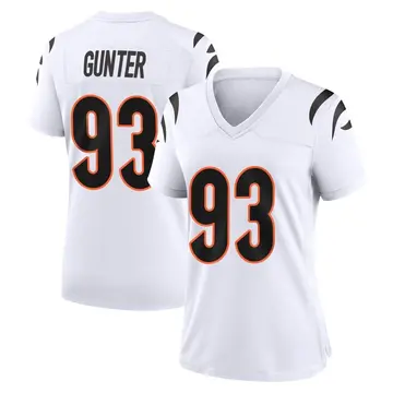 Nike Jeff Gunter Women's Game Cincinnati Bengals White Jersey