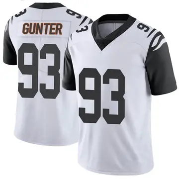 Nike Jeff Gunter Youth Limited Cincinnati Bengals White Color Rush Vapor Untouchable Jersey