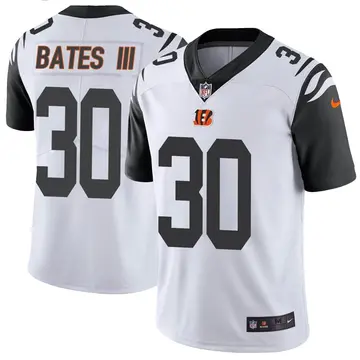 Nike Jessie Bates III Men's Limited Cincinnati Bengals White Color Rush Vapor Untouchable Jersey