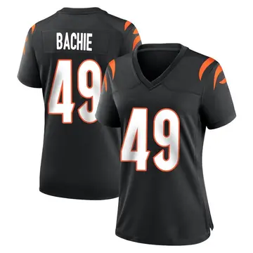 Nike Joe Bachie Women's Game Cincinnati Bengals Black Team Color Jersey