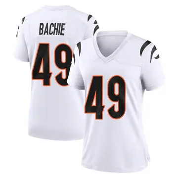 Nike Joe Bachie Women's Game Cincinnati Bengals White Jersey