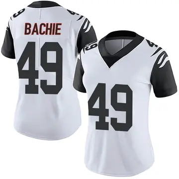 Nike Joe Bachie Women's Limited Cincinnati Bengals White Color Rush Vapor Untouchable Jersey