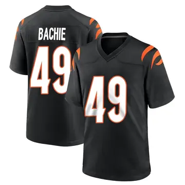 Nike Joe Bachie Youth Game Cincinnati Bengals Black Team Color Jersey