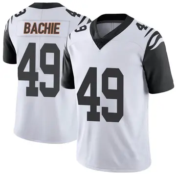 Nike Joe Bachie Youth Limited Cincinnati Bengals White Color Rush Vapor Untouchable Jersey