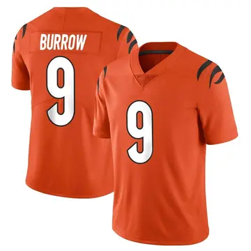 Nike Joe Burrow Men's Limited Cincinnati Bengals Orange Vapor Untouchable Jersey