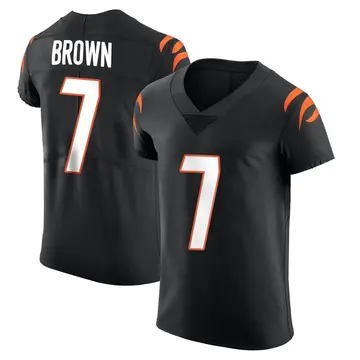 Nike Jon Brown Men's Elite Cincinnati Bengals Black Team Color Vapor Untouchable Jersey