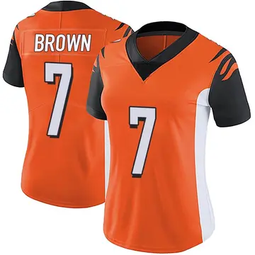 Nike Jon Brown Women's Limited Cincinnati Bengals Orange Vapor Untouchable Jersey