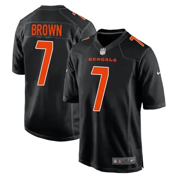Nike Jon Brown Youth Game Cincinnati Bengals Black Fashion Jersey