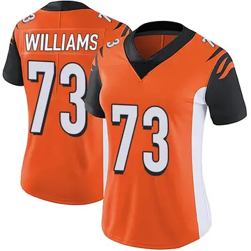 Nike Jonah Williams Women's Limited Cincinnati Bengals Orange Vapor Untouchable Jersey