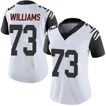 Nike Jonah Williams Women's Limited Cincinnati Bengals White Color Rush Vapor Untouchable Jersey