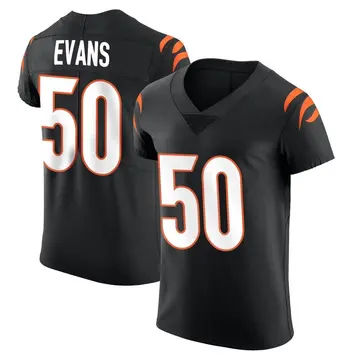 Nike Jordan Evans Men's Elite Cincinnati Bengals Black Team Color Vapor Untouchable Jersey